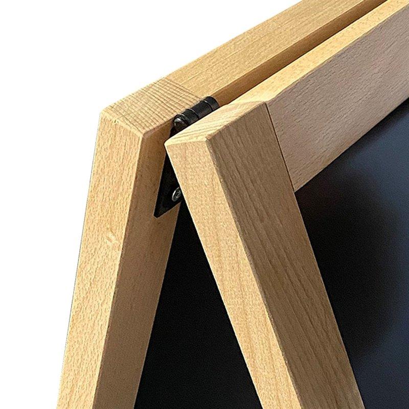 Holz Kundenstopper 110x54cm, Magnetisch, Buche, Outdoor