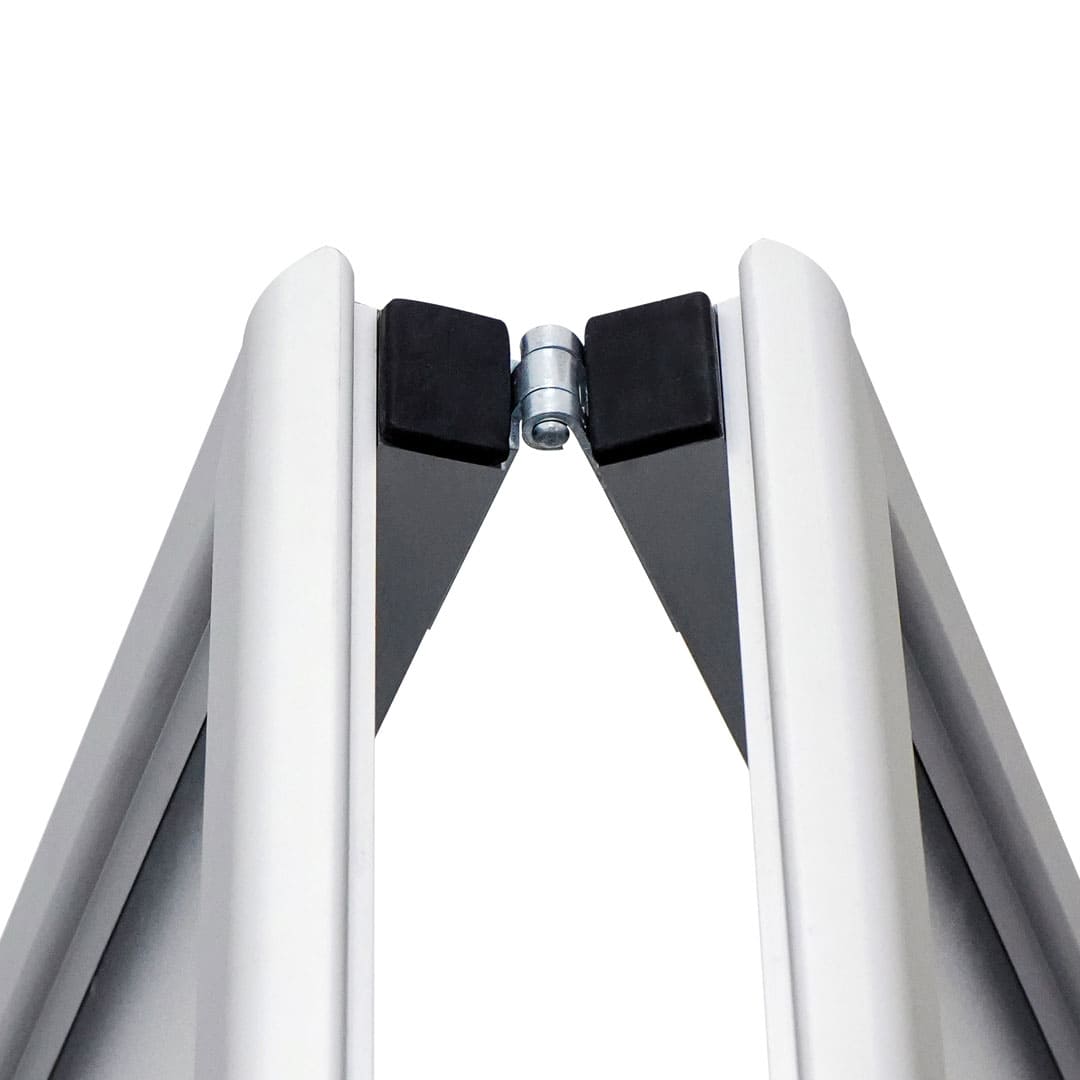 Kundenstopper Alu Classic Wasserfest, DIN A1, Silber, Outdoor