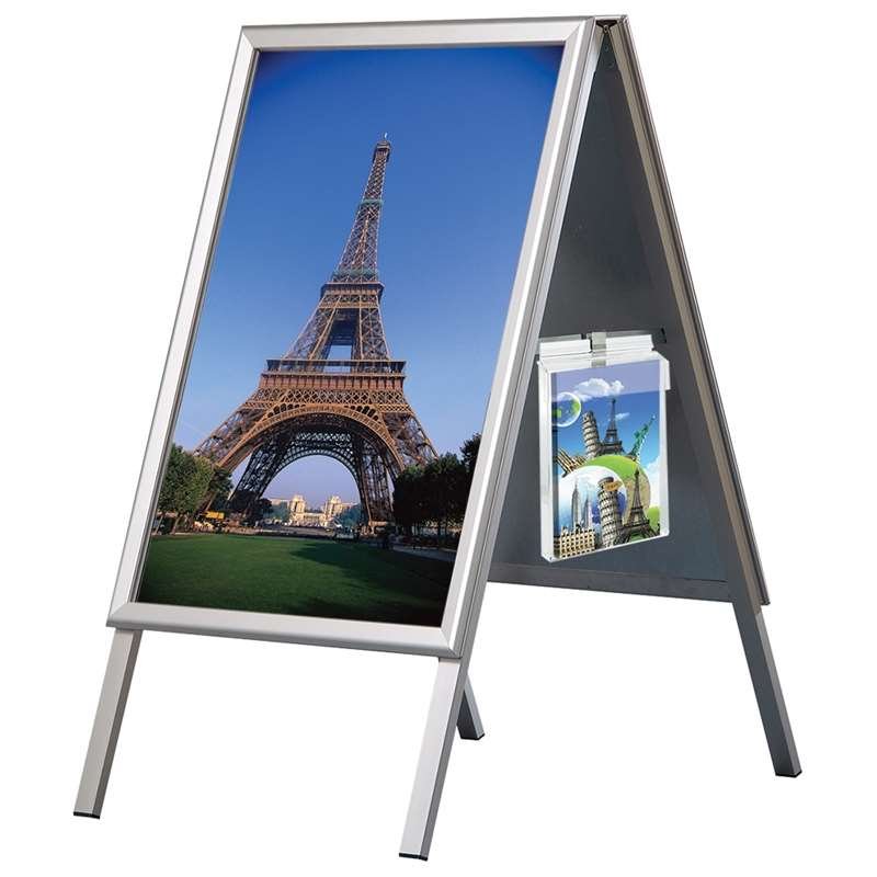 Acryl Prospektbox für Kundenstopper, Wandprospektbox