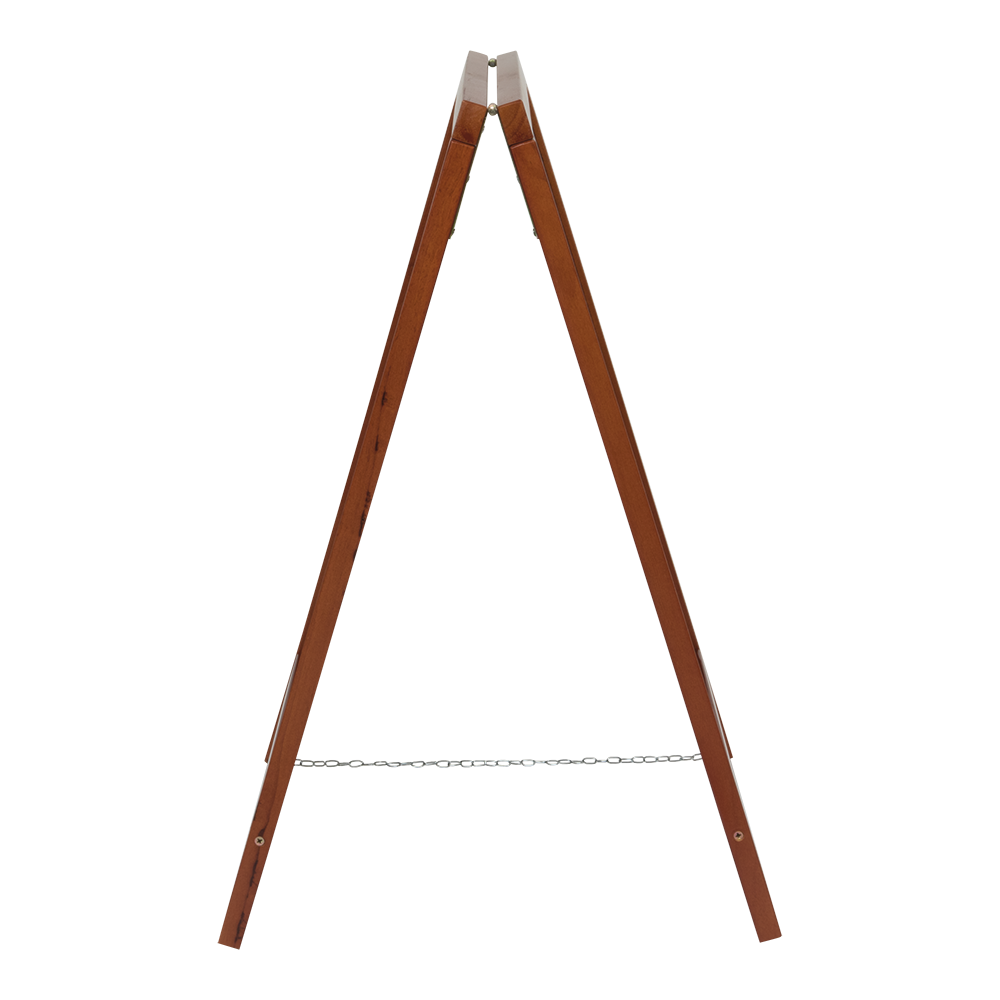 Securit® Holz Kundenstopper Deluxe, 85x55cm, Mahagoni, Outdoor
