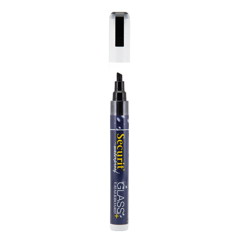 Securit® Kreidemarker wasserfest 2–6 mm – Einzeln, verschiedene Farben