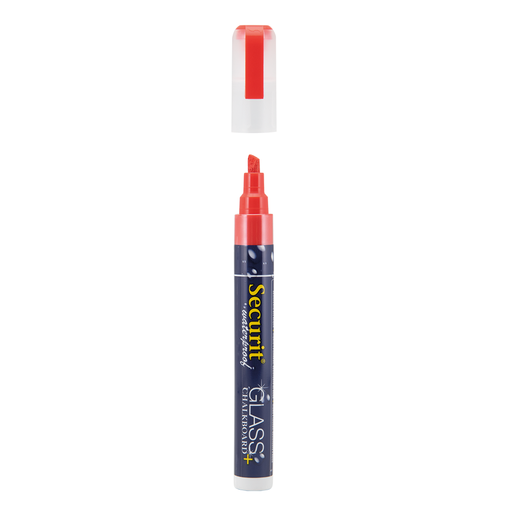 Securit® Kreidemarker wasserfest 2–6 mm – Einzeln, verschiedene Farben