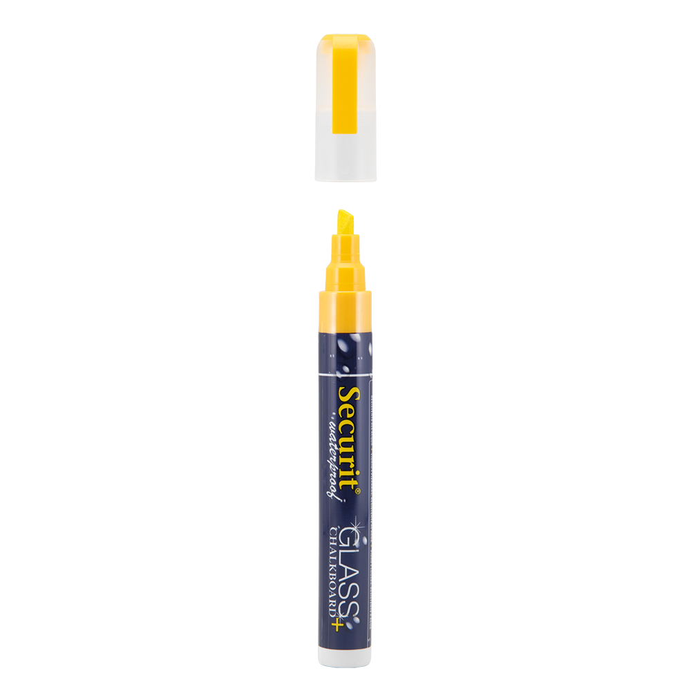 Securit® Kreidemarker wasserfest 2–6 mm – Einzeln, verschiedene Farben