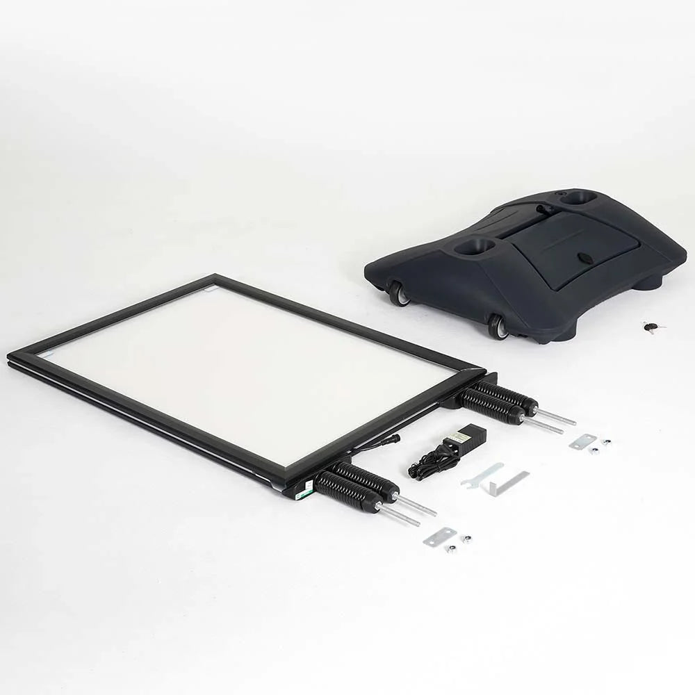 LED Economy Kundenstopper WindPro®, DIN A1, Outdoor
