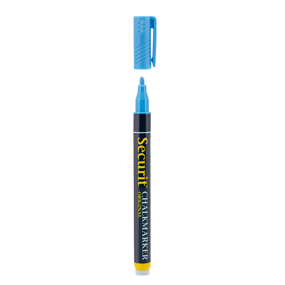 Securit® Kreidemarker, 1-2mm, Einzeln, Blau