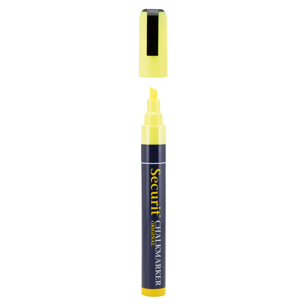 Securit® Kreidemarker, 2-6mm, Einzeln, Gelb