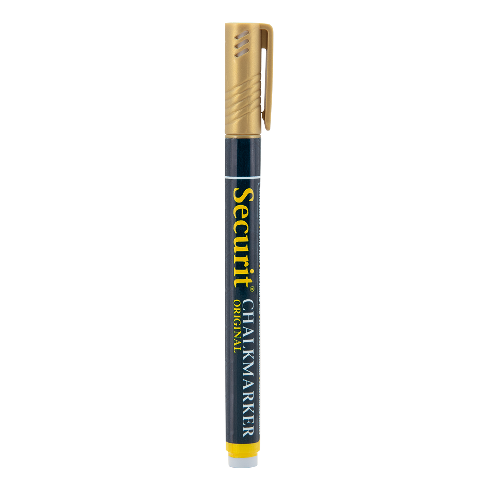 Securit® Kreidemarker, 1-2mm, Einzeln, Gold