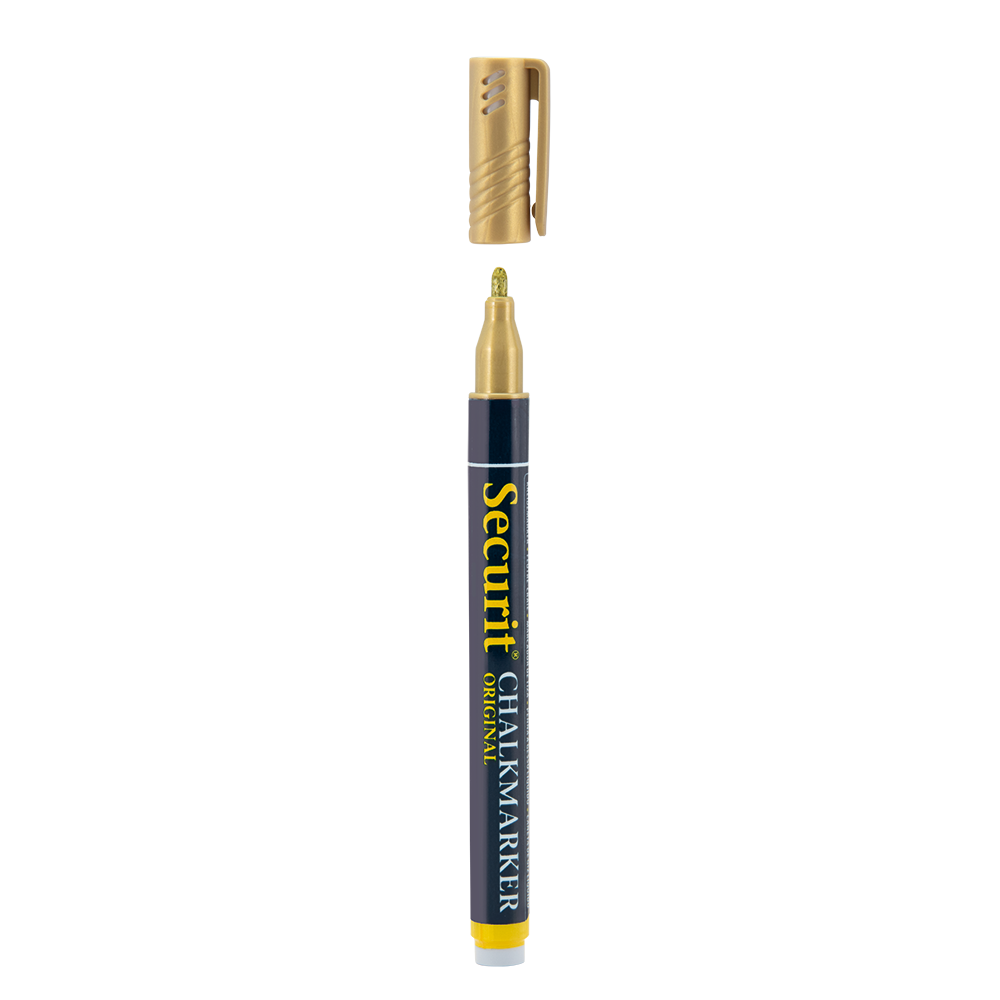 Securit® Kreidemarker, 1-2mm, Einzeln, Gold