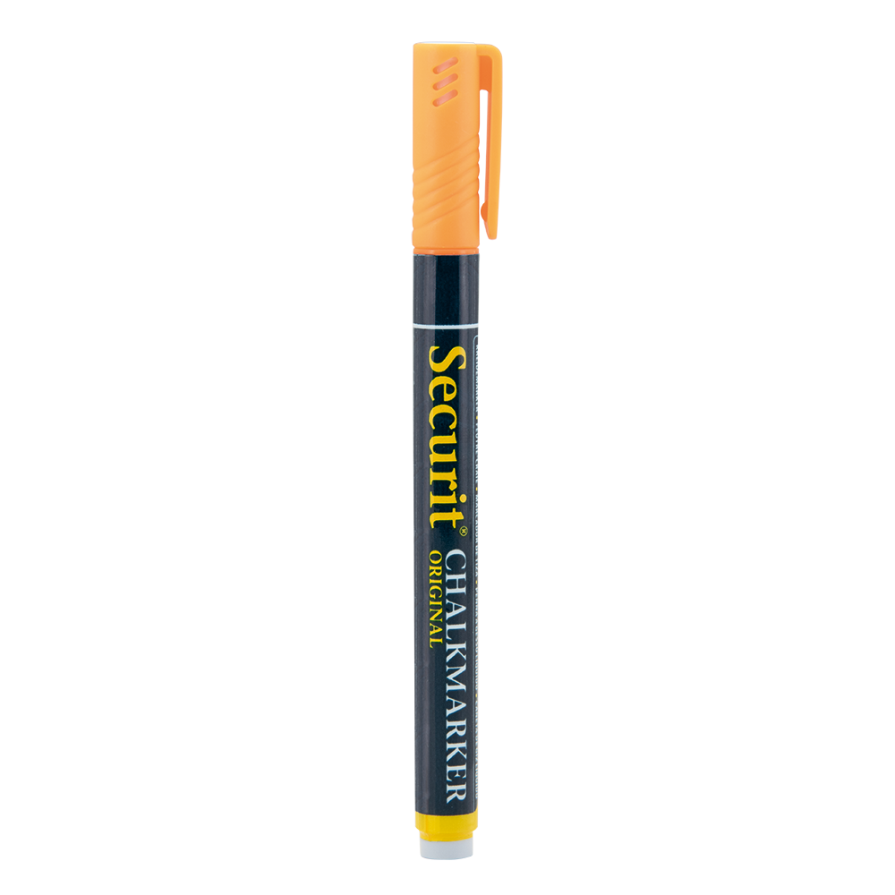 Securit® Kreidemarker, 1-2mm, Einzeln, Orange