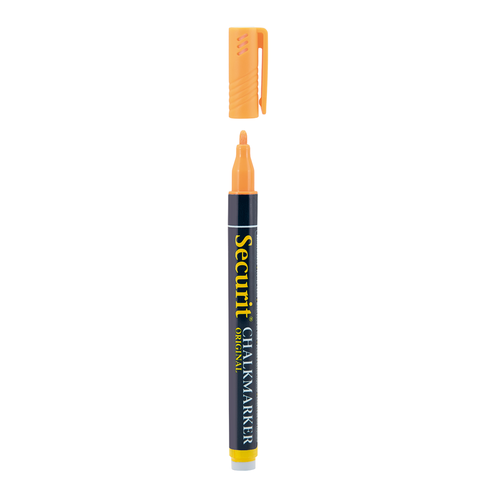 Securit® Kreidemarker, 1-2mm, Einzeln, Orange