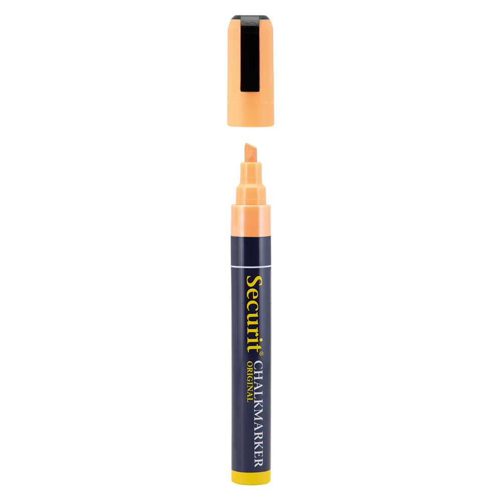 Securit® Kreidemarker, 2-6mm, Einzeln, Orange