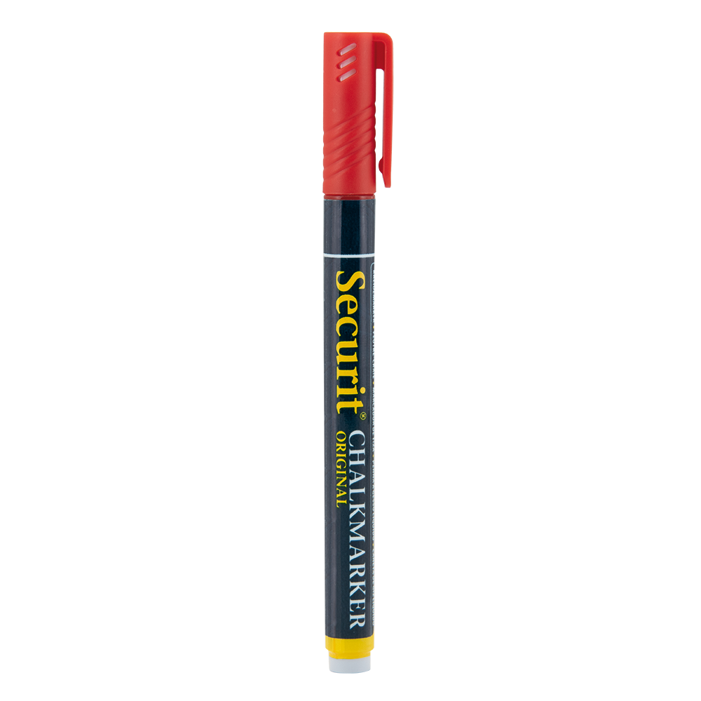Securit® Kreidemarker, 1-2mm, Einzeln, Rot