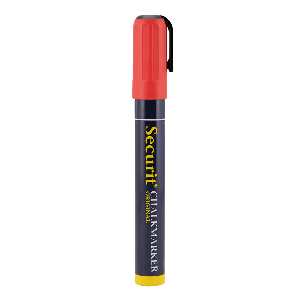 Securit® Kreidemarker, 2-6mm, Einzeln, Rot