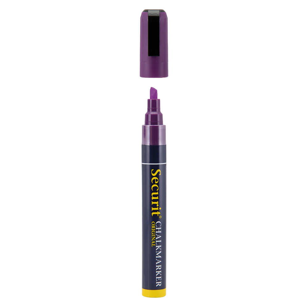 Securit® Kreidemarker 2–6 mm – Einzeln, verschiedene Farben