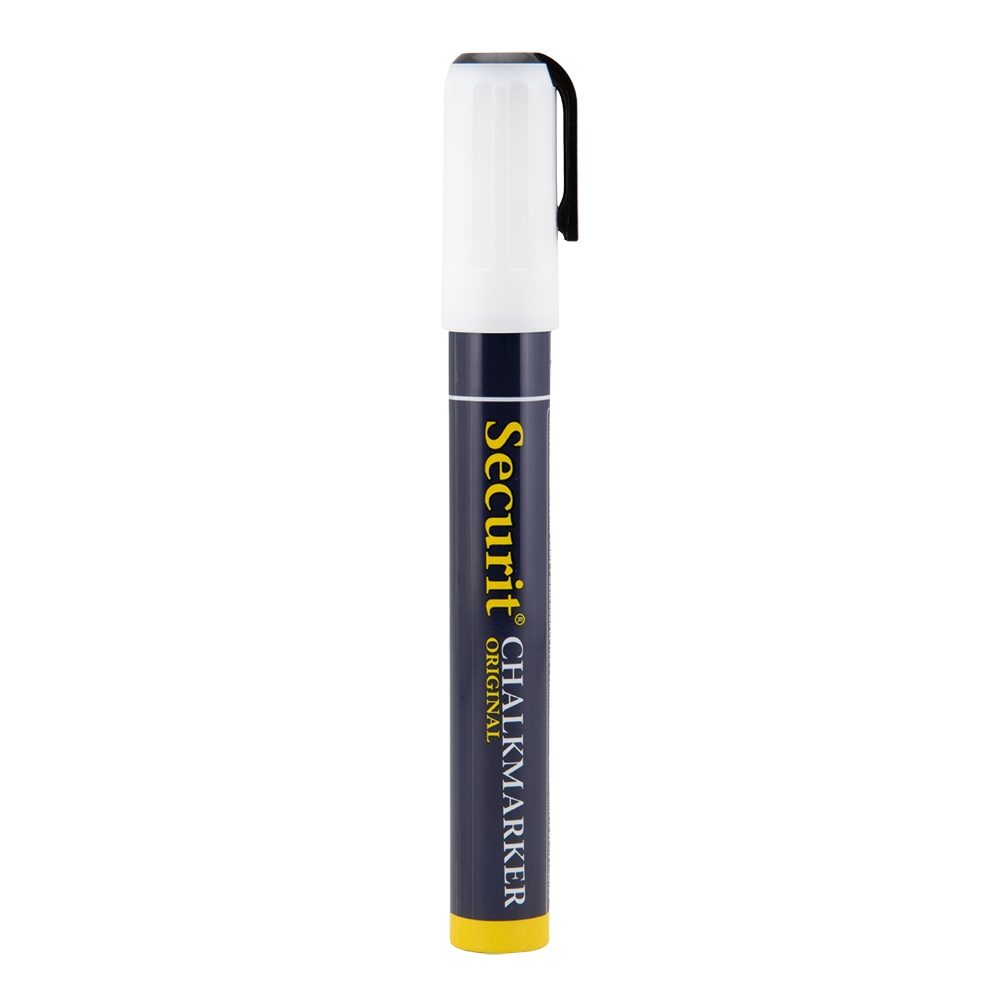 Securit® Kreidemarker, 2-6mm, Einzeln, Weiss