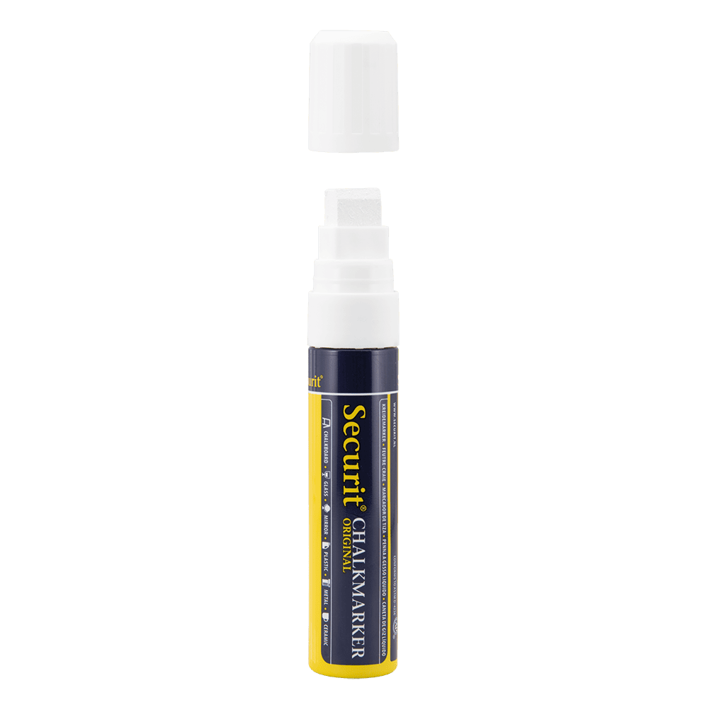 Securit® Kreidemarker 7-15mm, Weiss