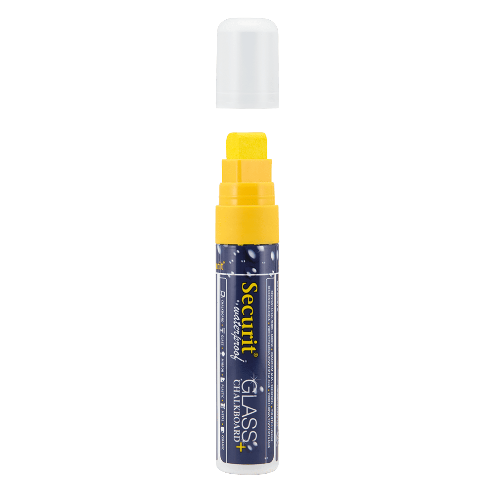Securit® Kreidemarker Wasserfest, 7-15mm, Gelb