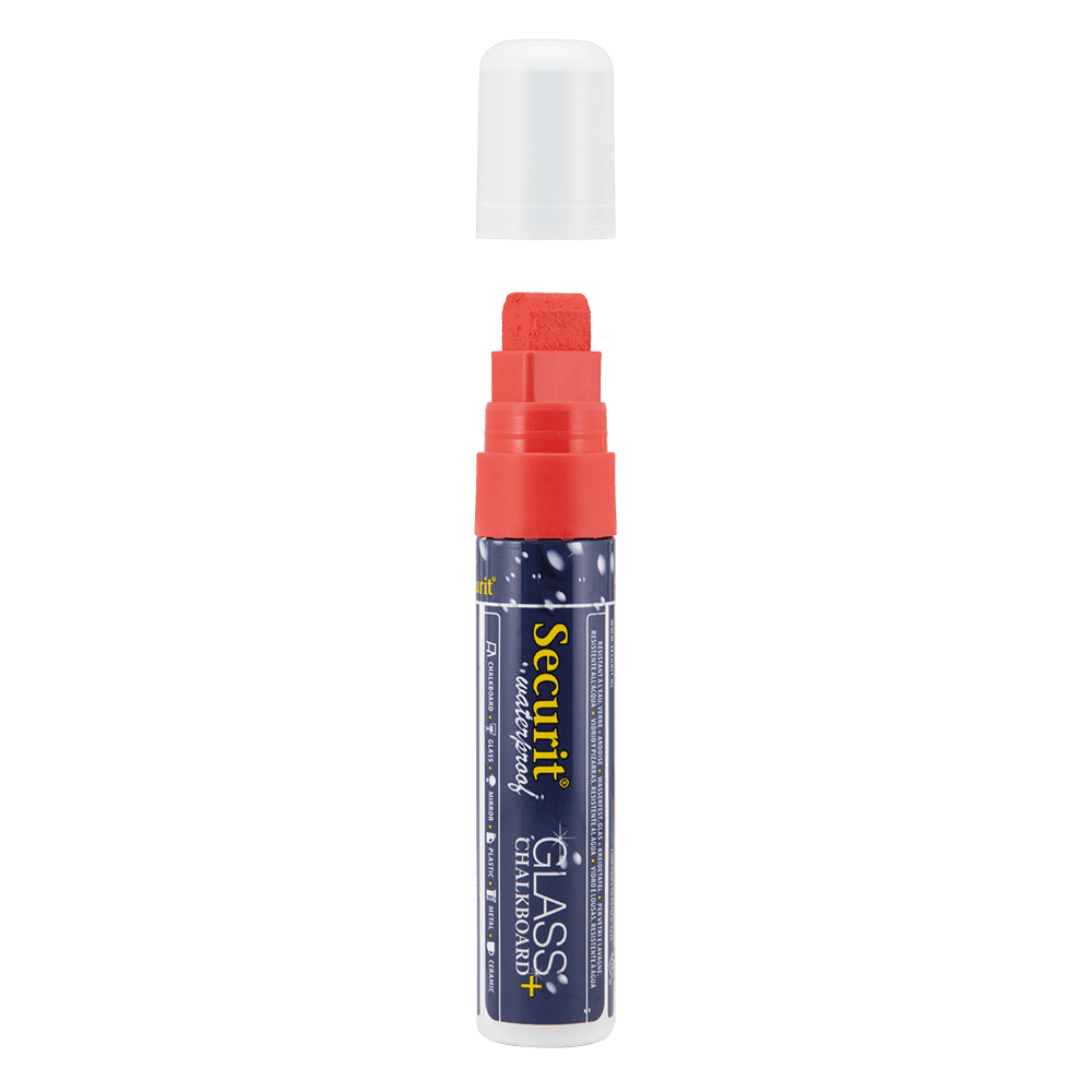 Securit® Kreidemarker Wasserfest, 7-15mm, Rot