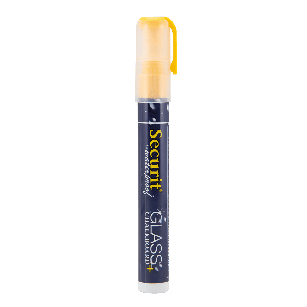 Securit® Kreidemarker Wasserfest, 2-6mm, Gelb