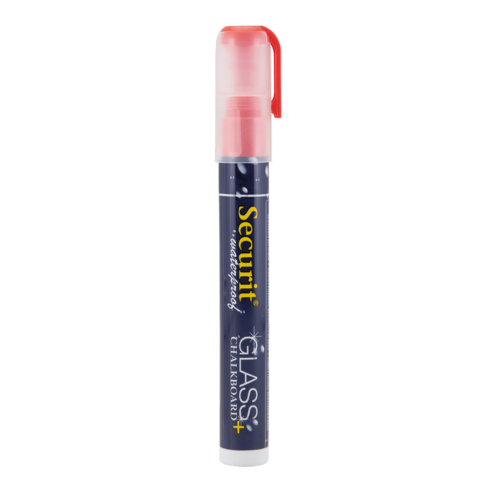 Securit® Kreidemarker Wasserfest, 2-6mm, Rot