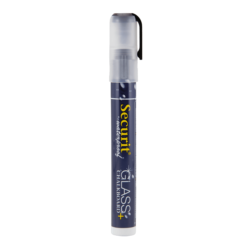Securit® Kreidemarker Wasserfest, 2-6mm, Schwarz