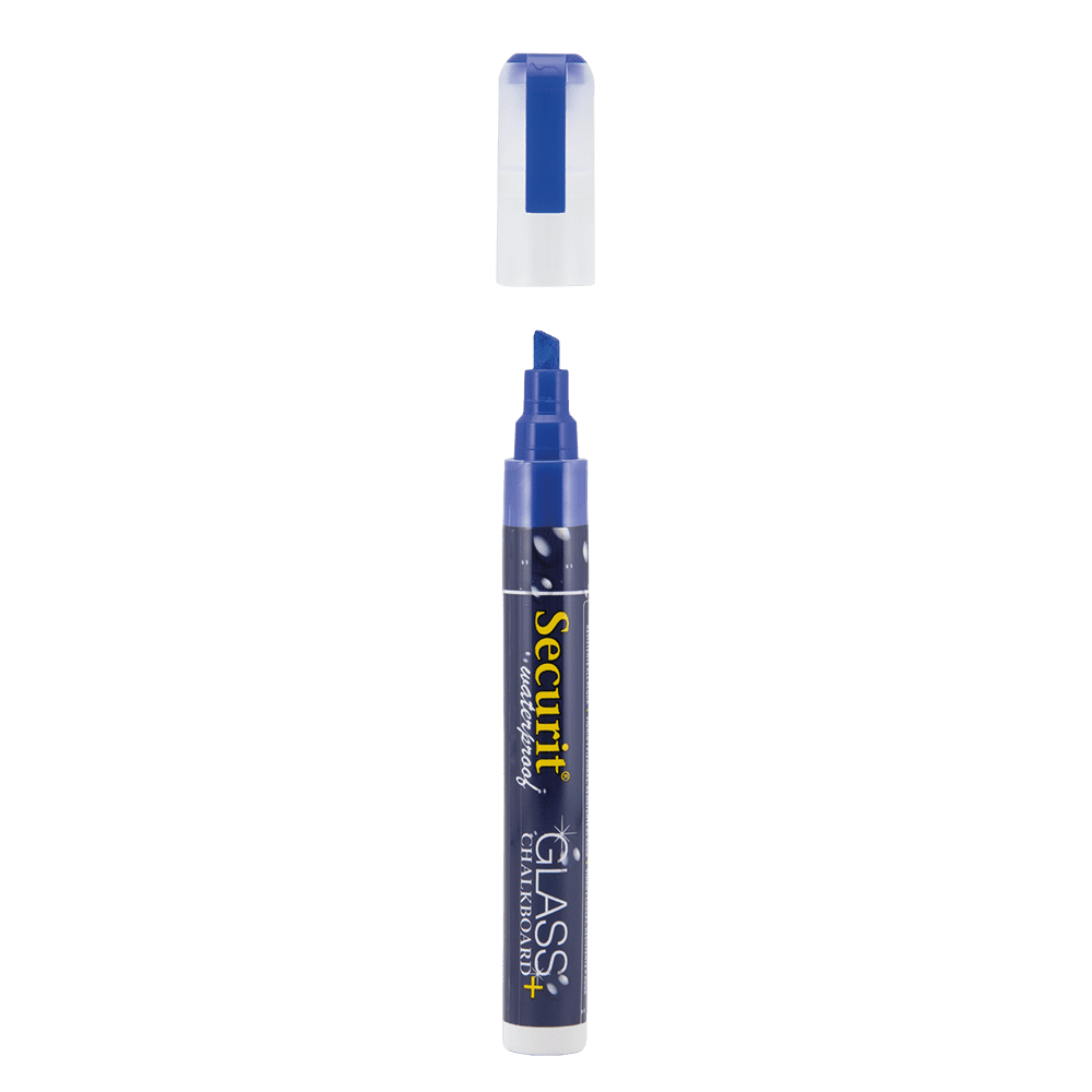Securit® Kreidemarker Wasserfest, 2-6mm, Blau
