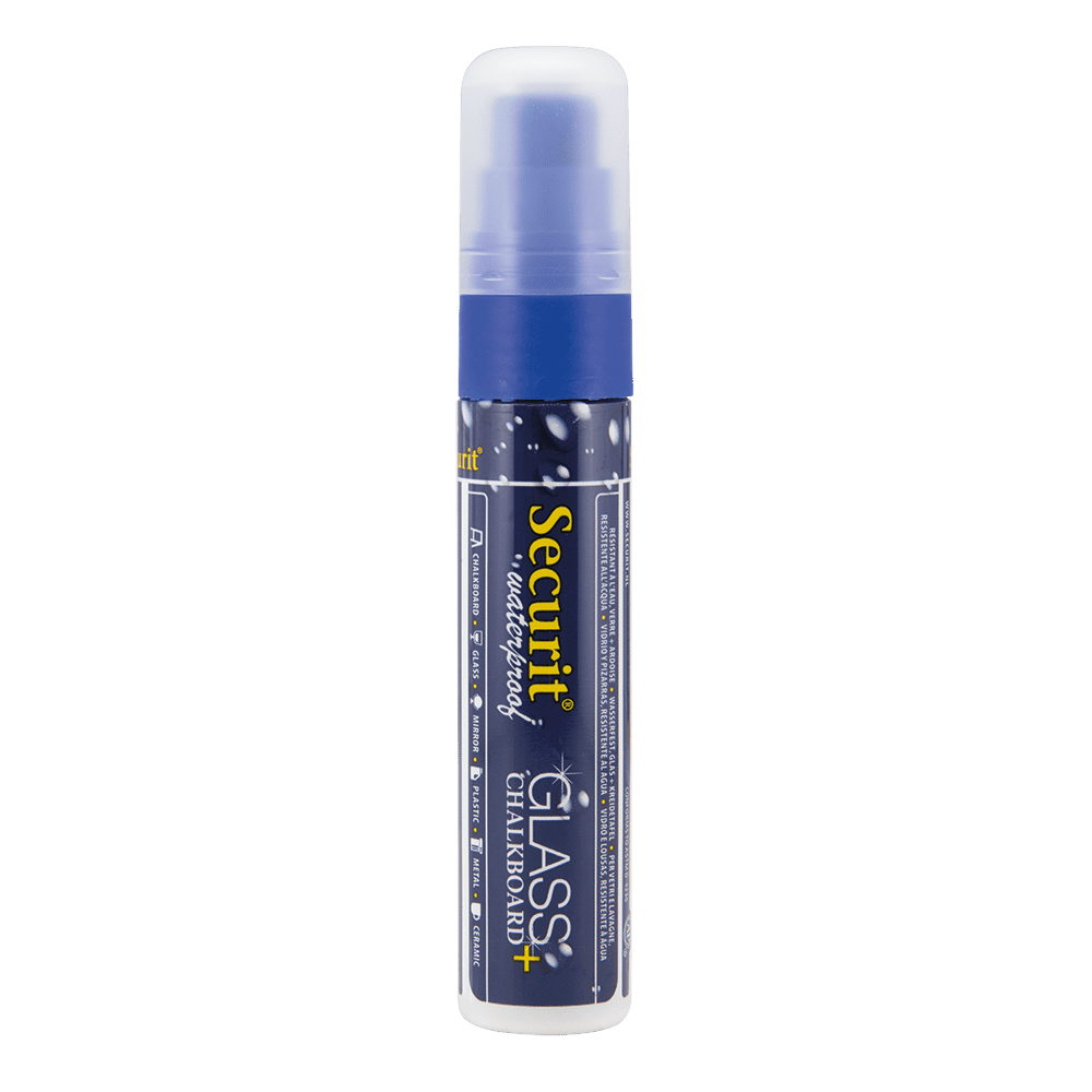 Securit® Kreidemarker Wasserfest, 7-15mm, Blau