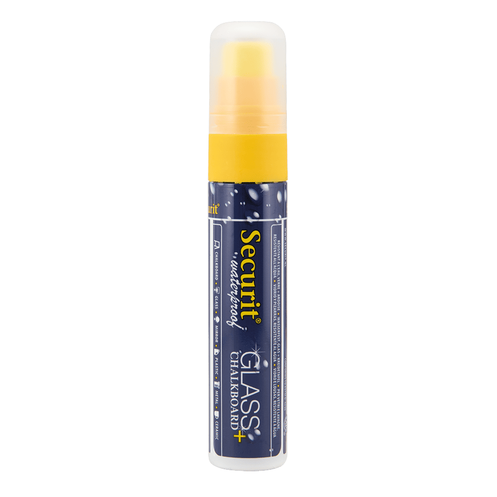 Securit® Kreidemarker Wasserfest, 7-15mm, Gelb