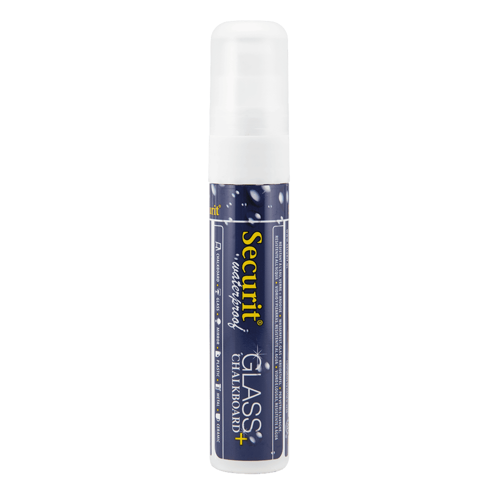 Securit® Kreidemarker Wasserfest, 7-15mm, Weiss