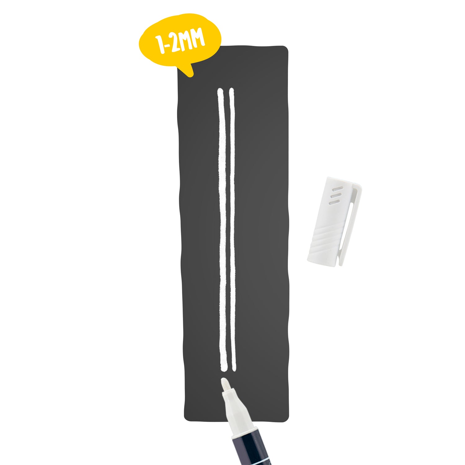 Securit® Kreidemarker, 1-2mm, 7er-Set, Weiss