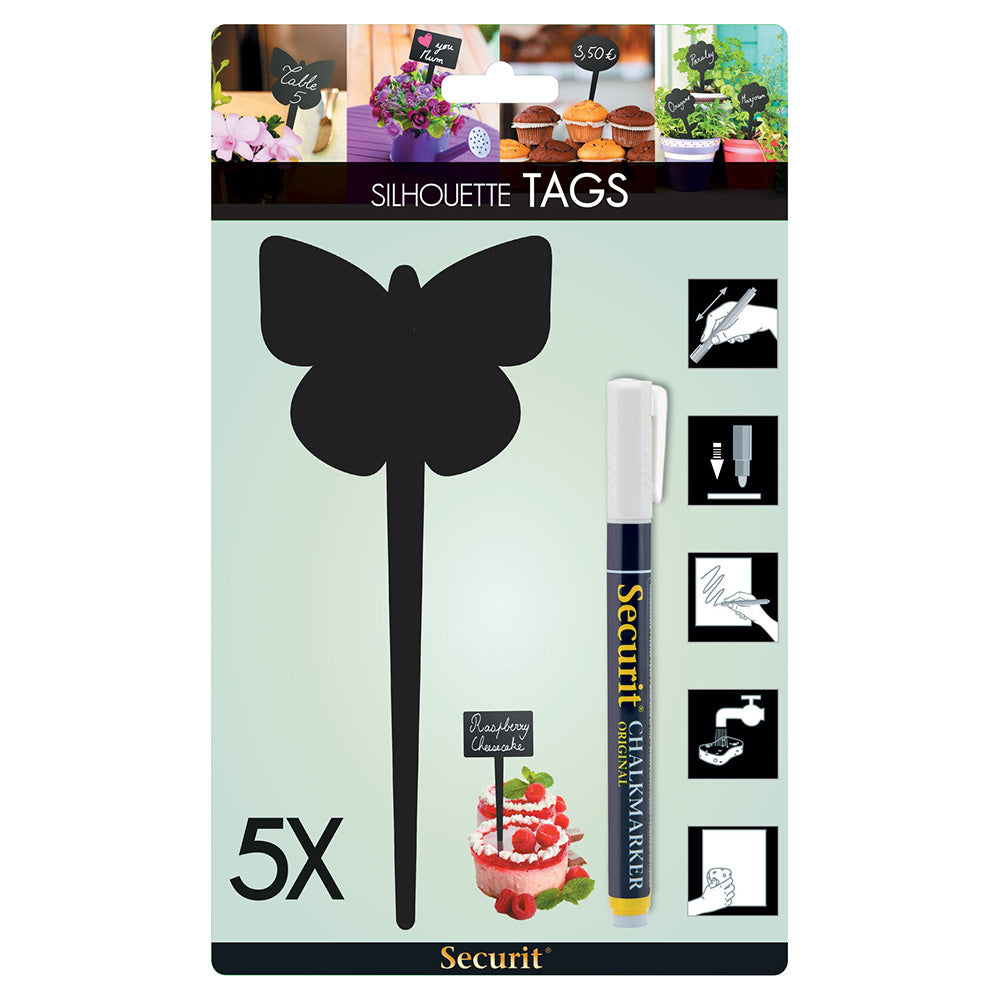Securit® Silhouette TAG's "Schmetterling"