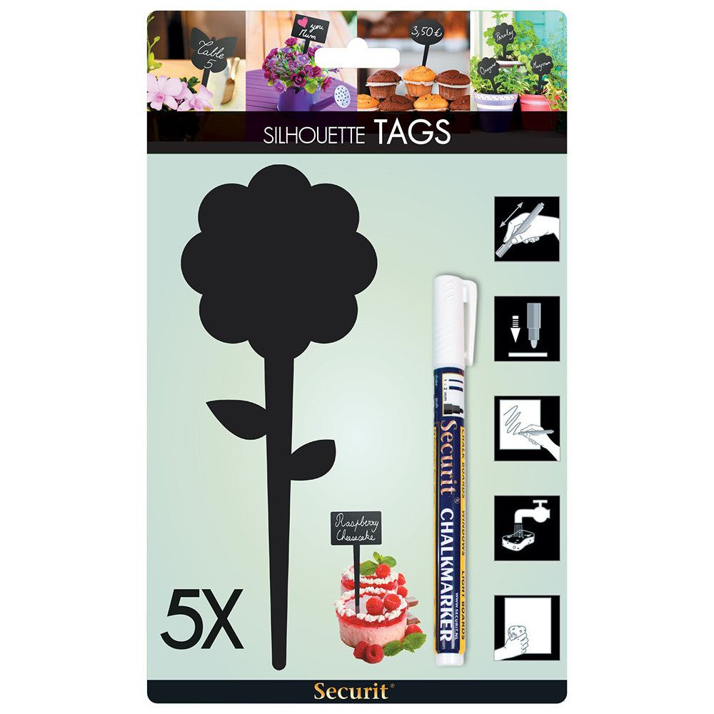 Securit® Silhouette TAG's "Blume"