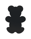 Teddybär Kreidetafel Silhouette für Kinder