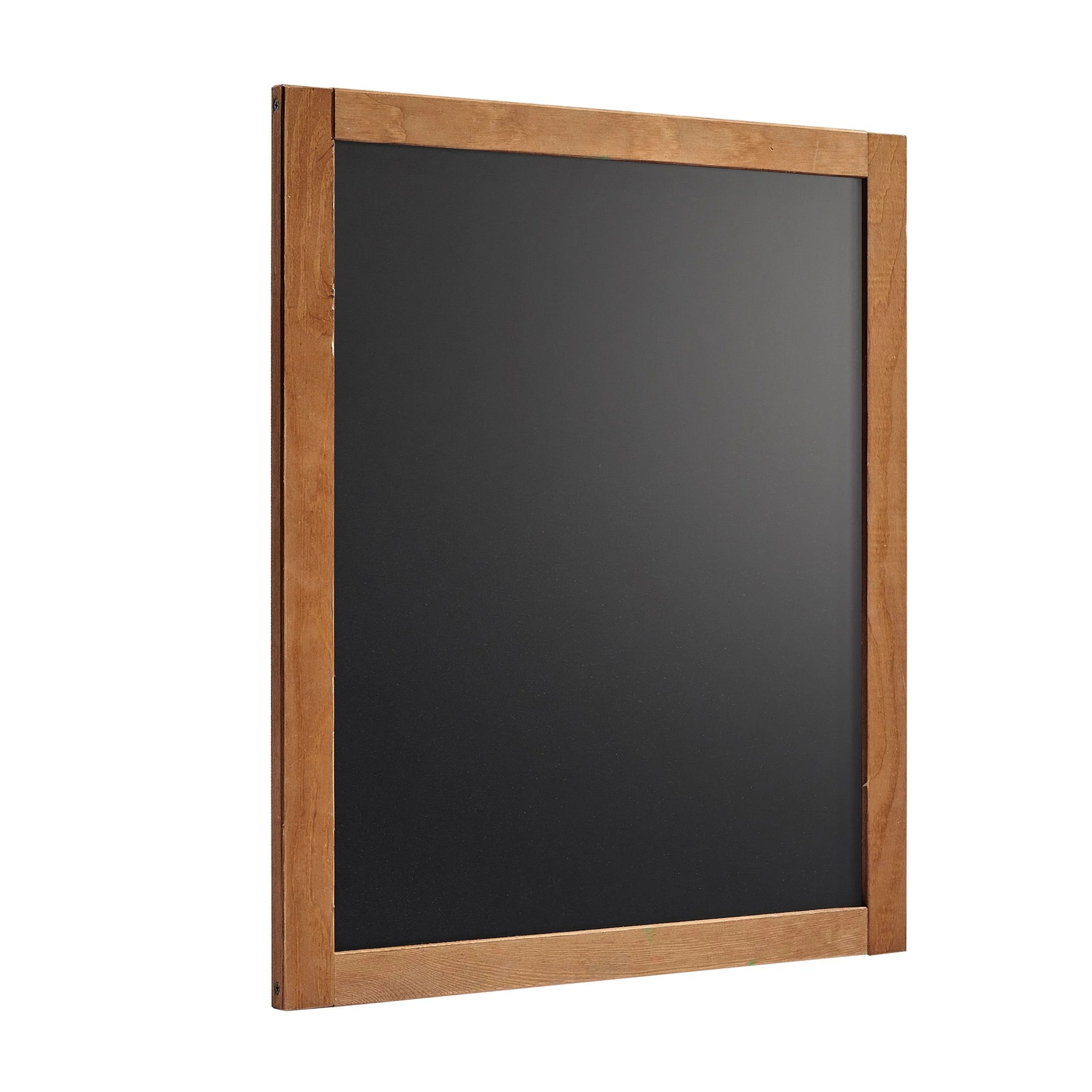 Wandkreidetafel mit Holzrahmen, Dunkelbraun, Indoor