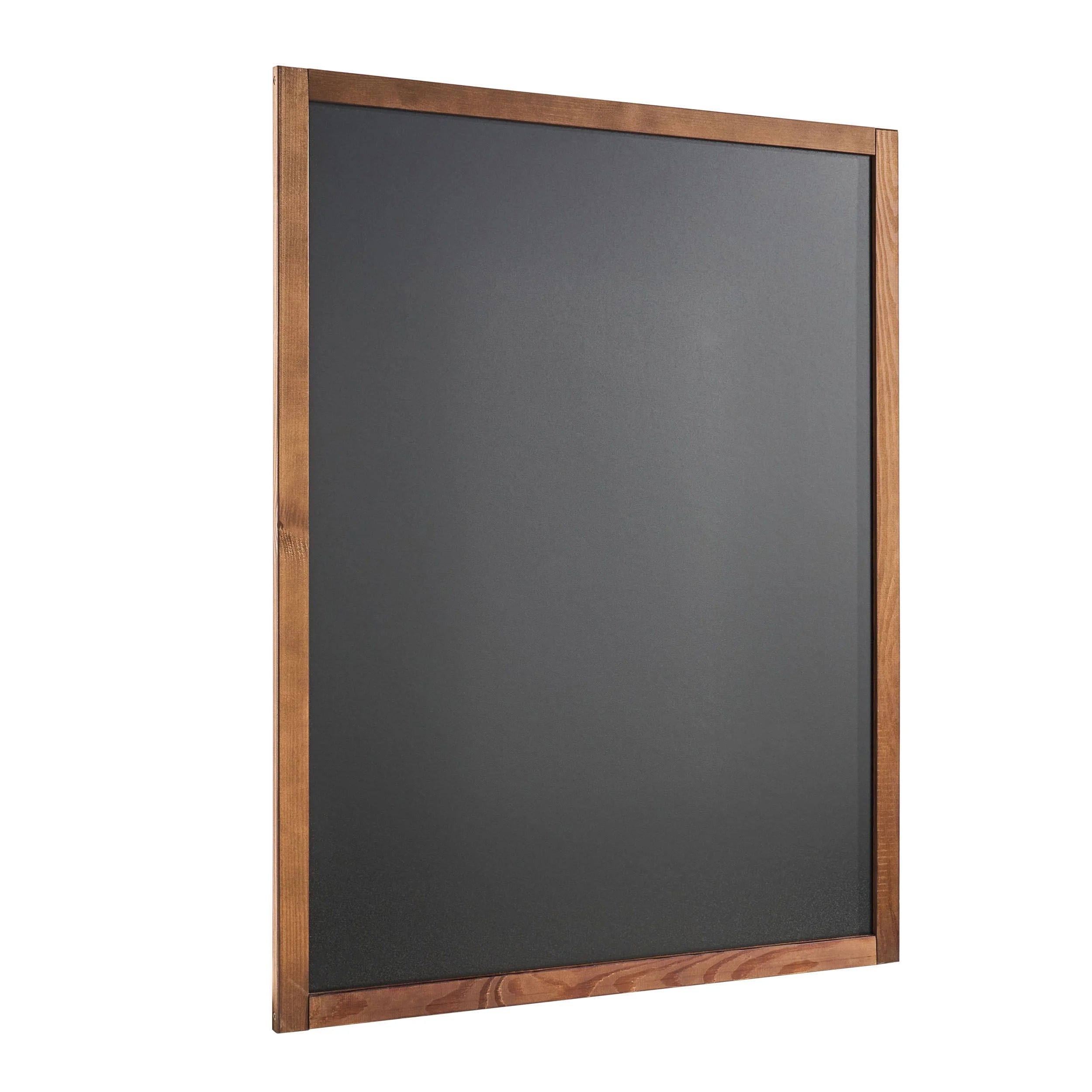 Wandkreidetafel mit Holzrahmen, Dunkelbraun, Indoor
