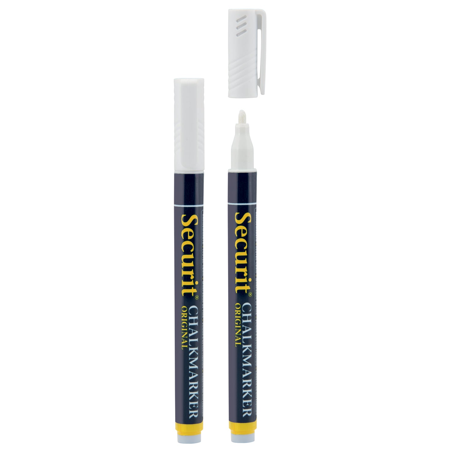 Securit® Kreidemarker, 1-2mm, 2er-Set, Weiss
