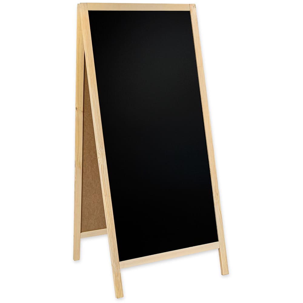 XXL Holz Kundenstopper "ColorFrame" 160x72cm