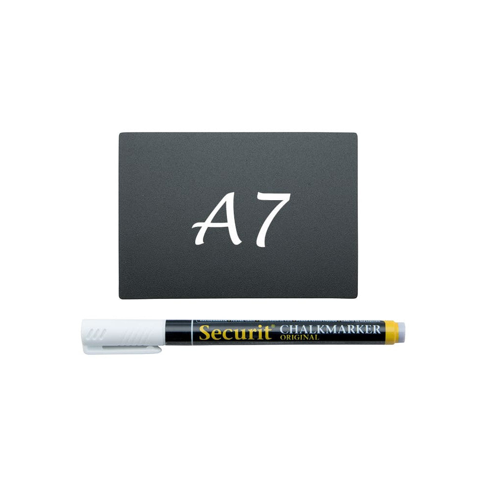 A7 Kreidetafel Tags Schwarz