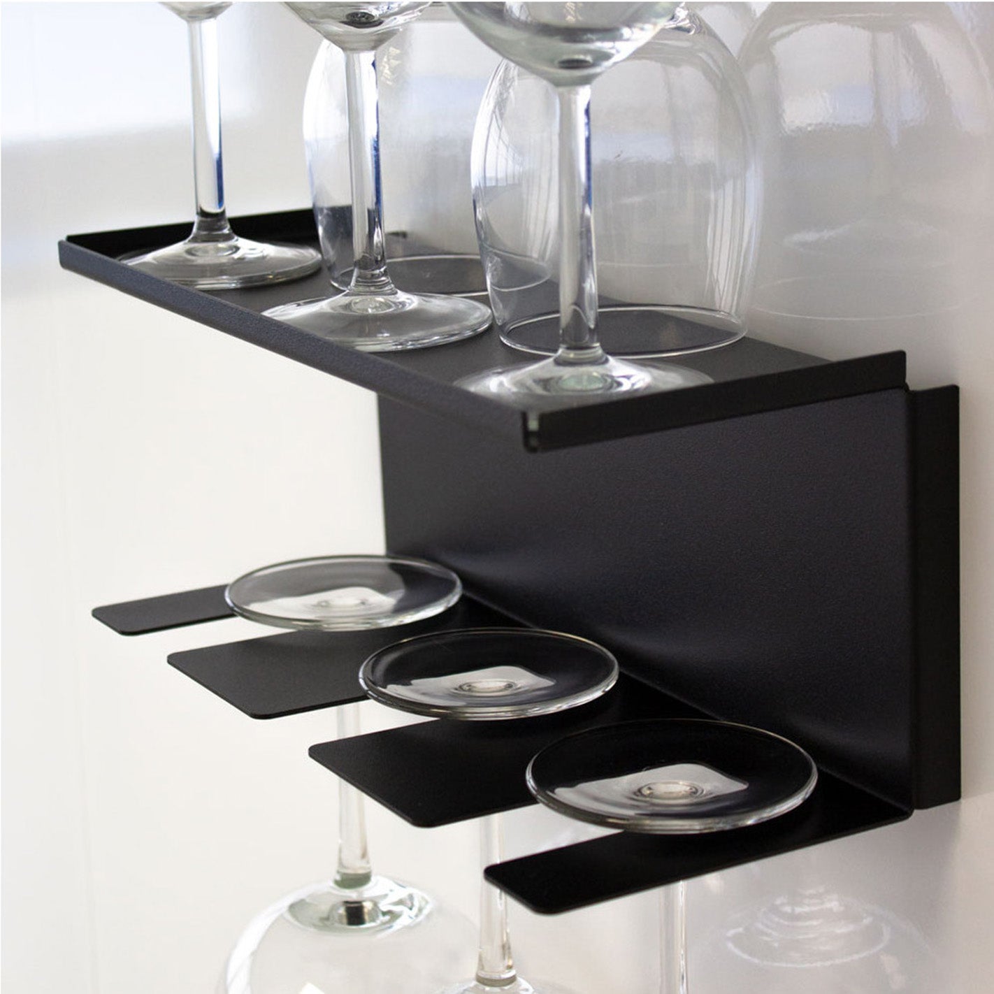 KalaMitica® Dionysos 30cm – Magnetischer Weinglashalter aus Stahl