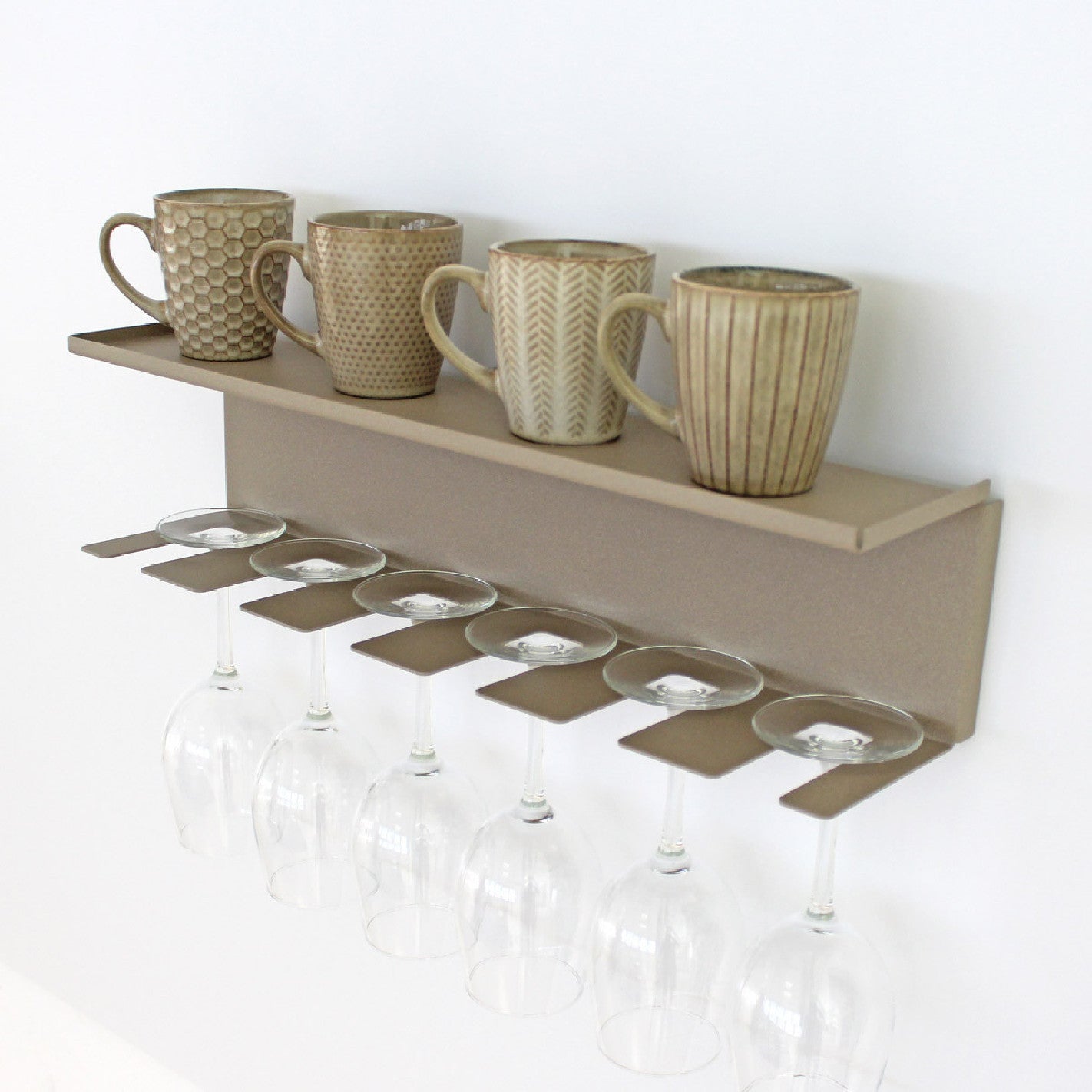 KalaMitica® Dionysos 50cm – Magnetischer Weinglashalter aus Stahl