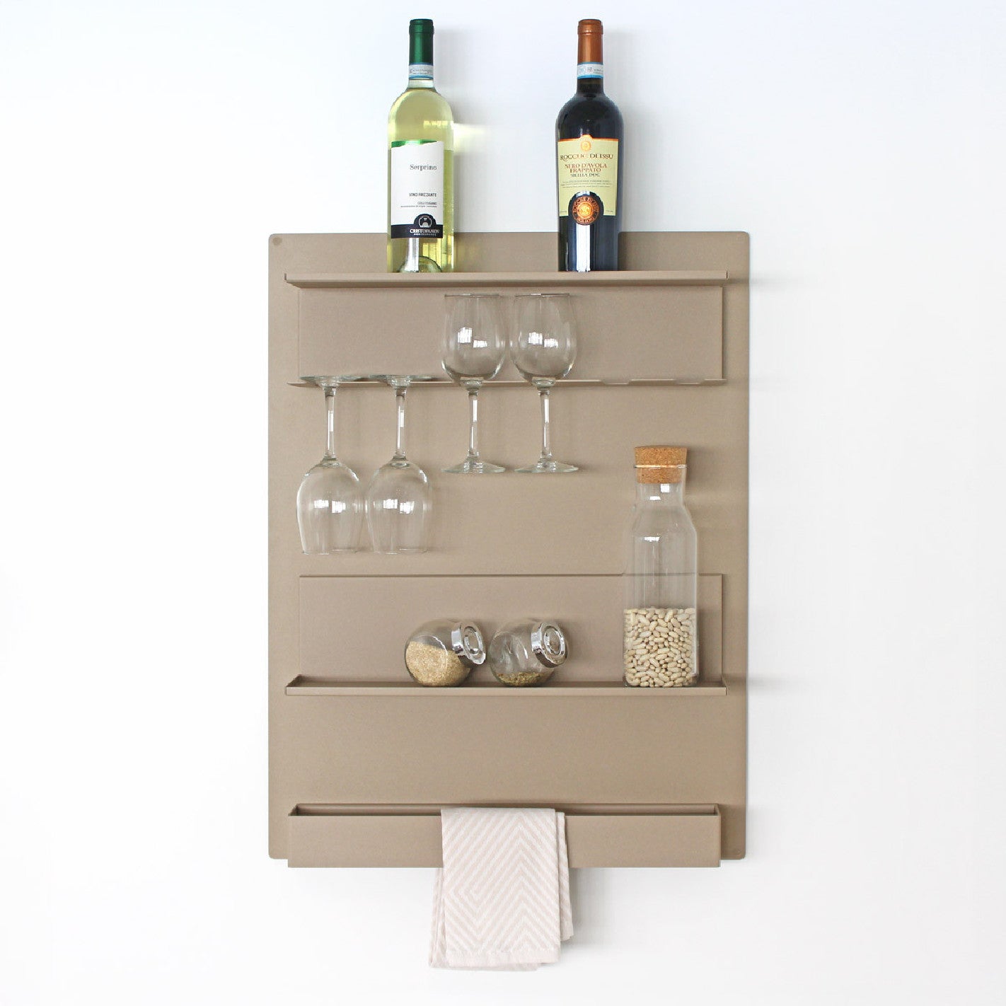 KalaMitica® Dionysos 50cm – Magnetischer Weinglashalter aus Stahl