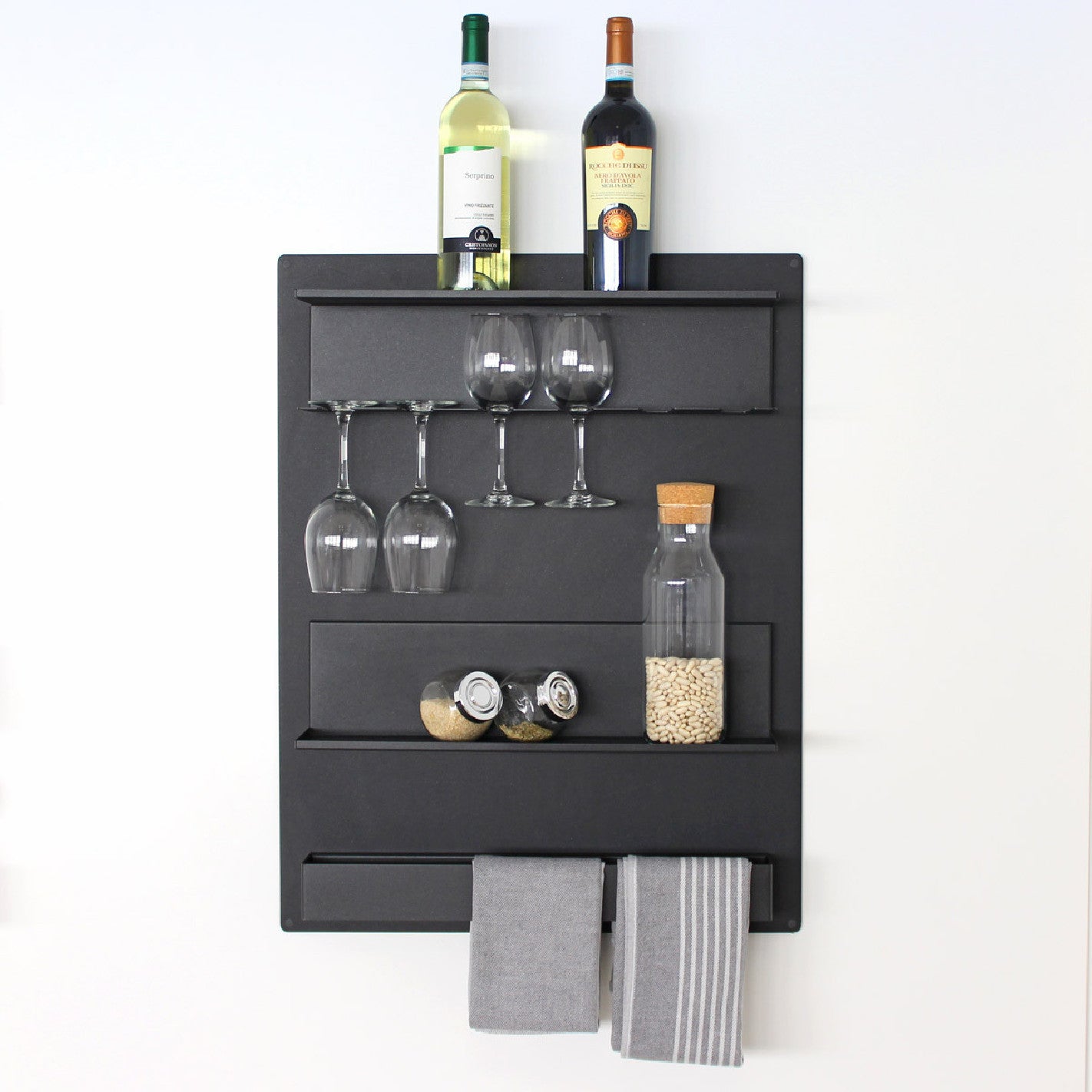 KalaMitica® Dionysos 50cm – Magnetischer Weinglashalter aus Stahl