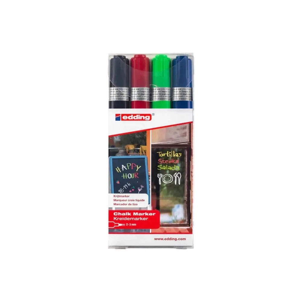 Edding® 4095 Kreidemarker, 2-3mm, 4er-Set