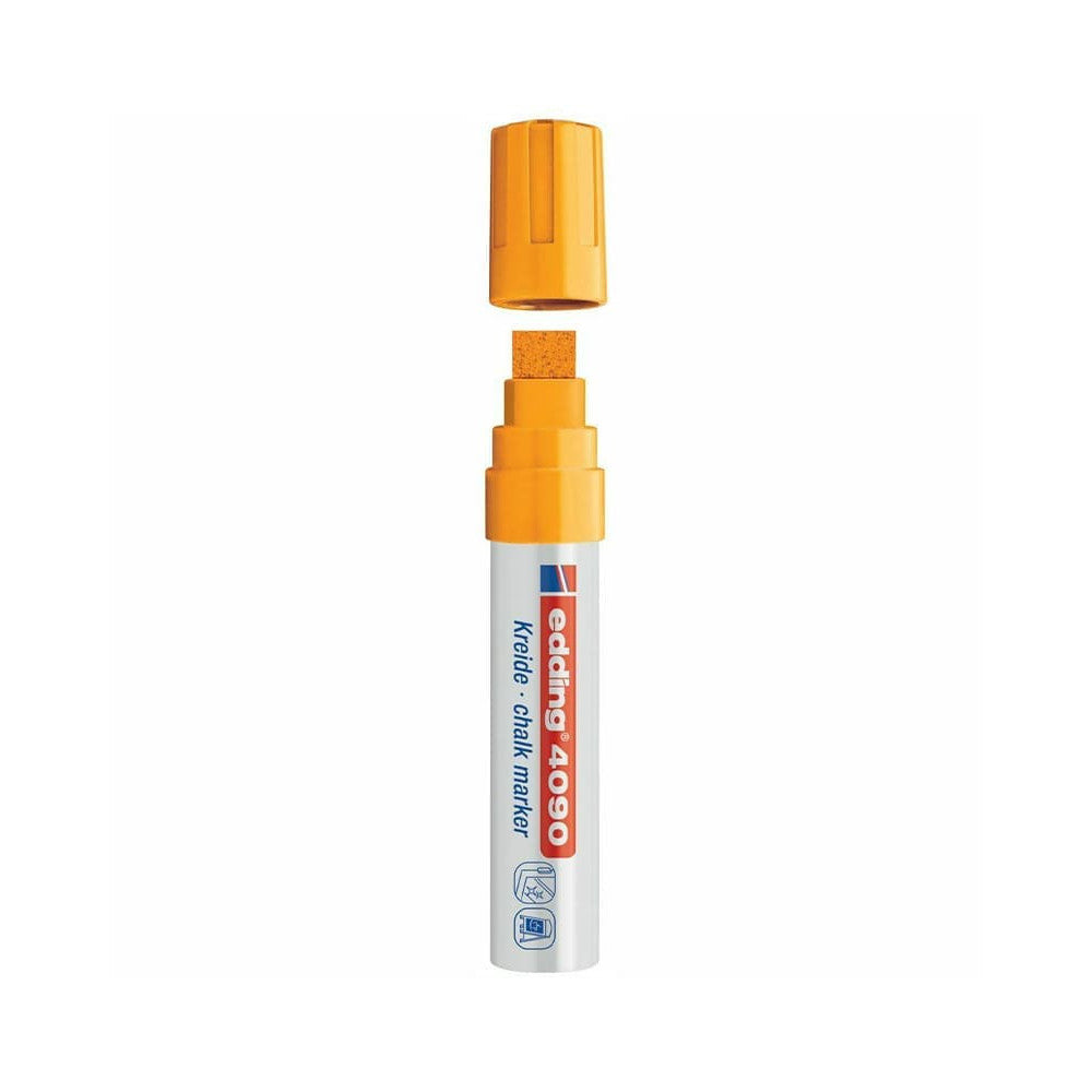 Edding Kreidemarker Kreidestift mit 15mm Spitze, neonorange