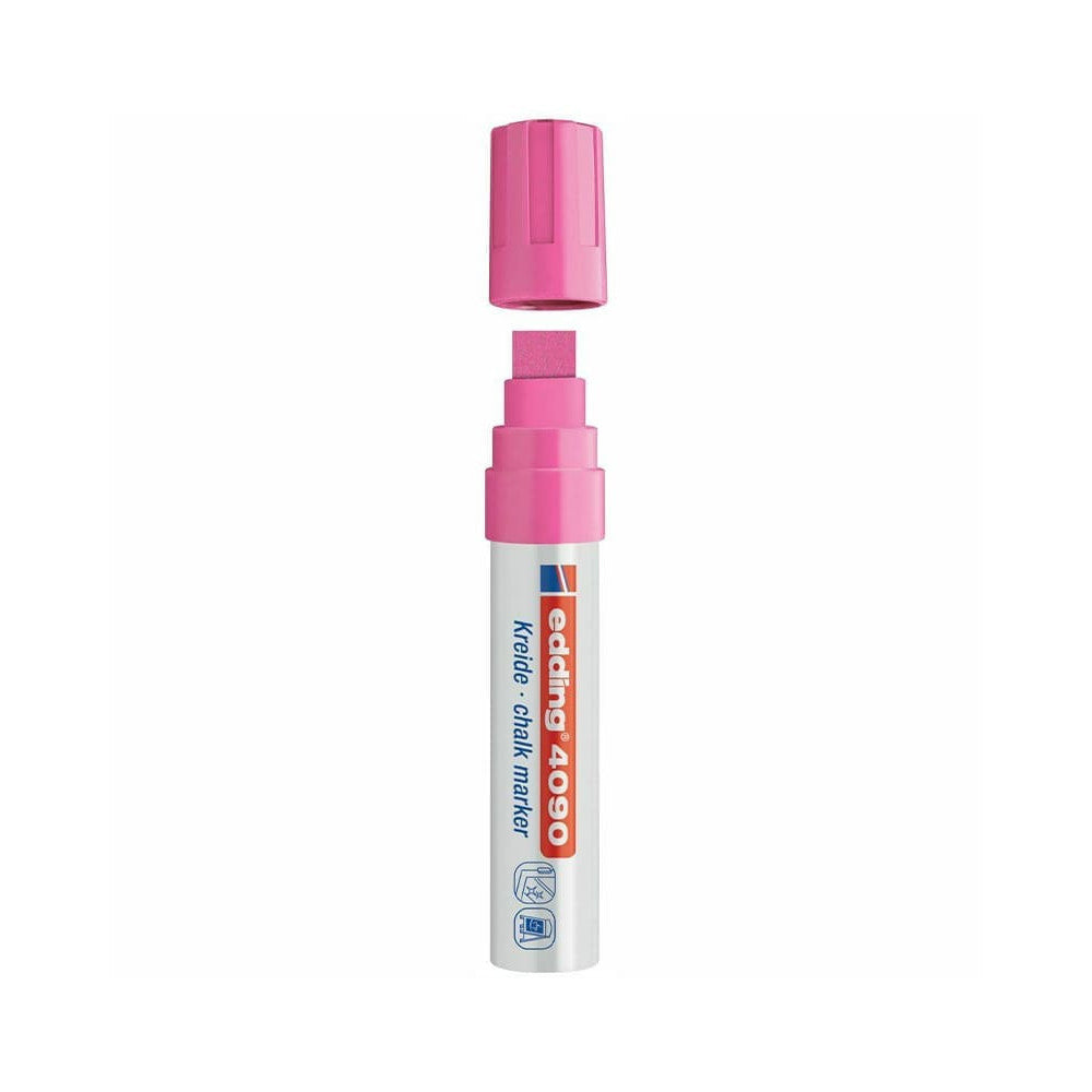Edding Kreidemarker Kreidestift mit 15mm Spitze, neonpink