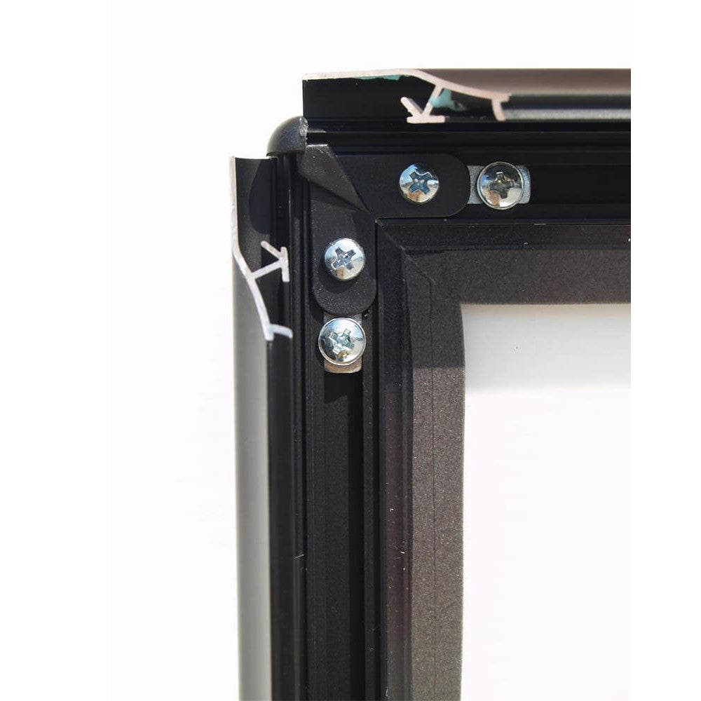 Kundenstopper Alu mit Wassertank, WindPro Basic, Schwarz, Outdoor
