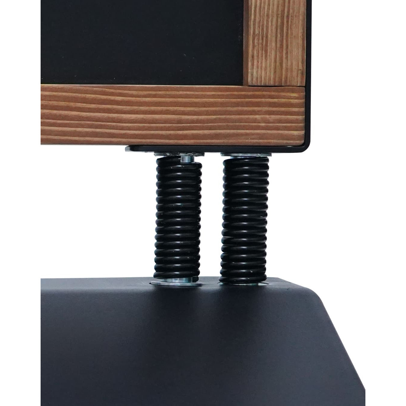 Holz Kundenstopper mit Wassertank und Stahlfedern