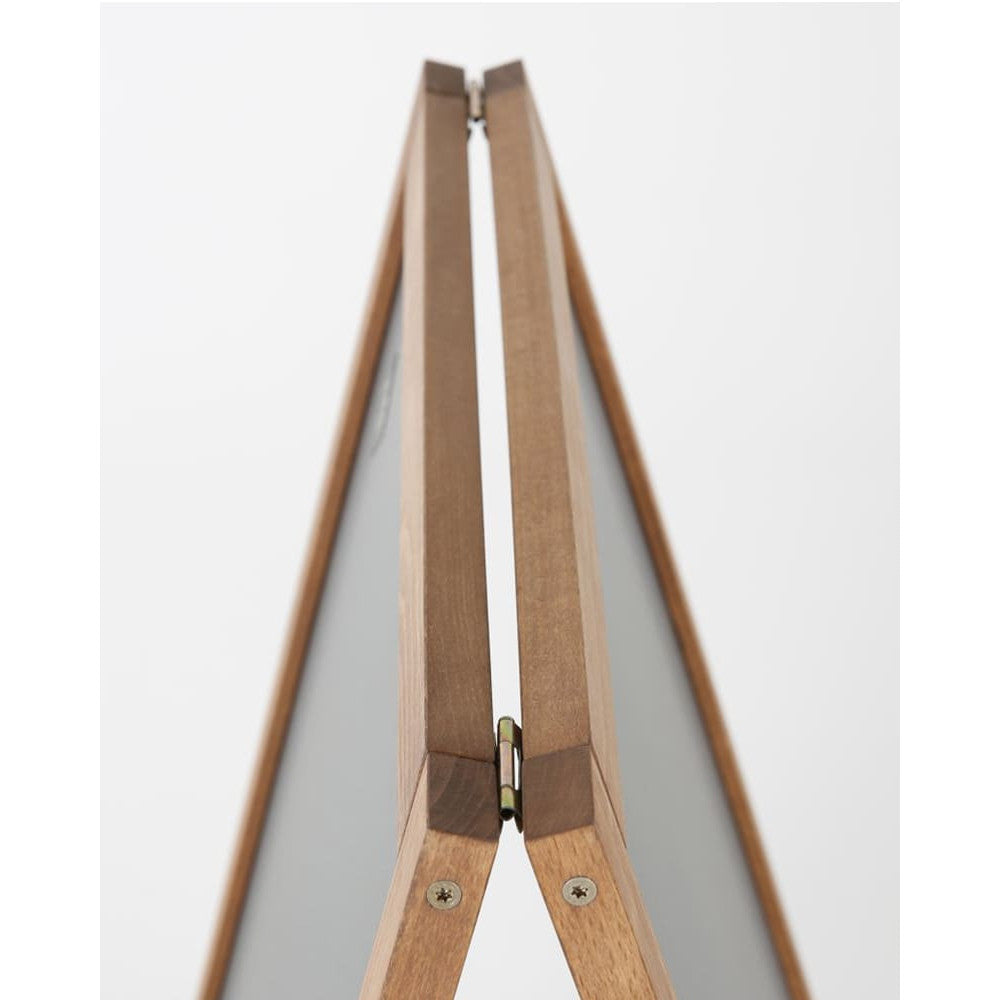 Holzaufsteller mit Metallkreidetafel