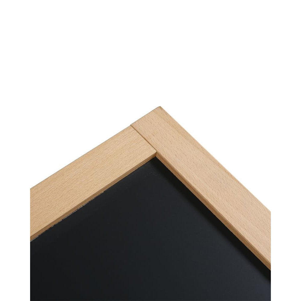 Holz Kundenstopper 95x54cm, Magnetisch, Buche, Outdoor
