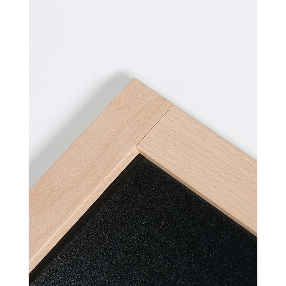 Holzrahmen Buche magnetische Kreidetafel zum Schreiben